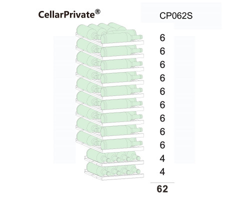 Винный шкаф Cellar Private CP0622S