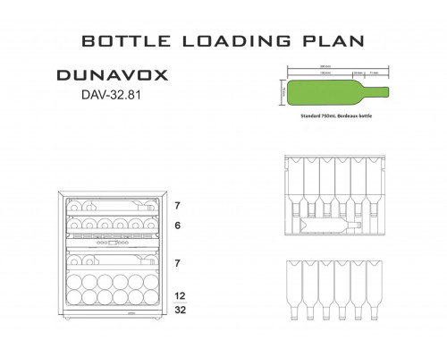 Винный шкаф Dunavox DAV-32.81DW.TO