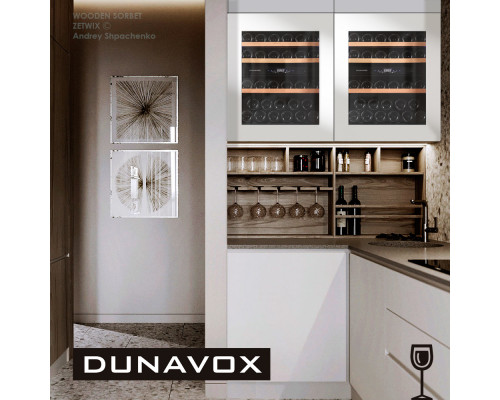 Винный шкаф Dunavox DAV-32.81DW.TO