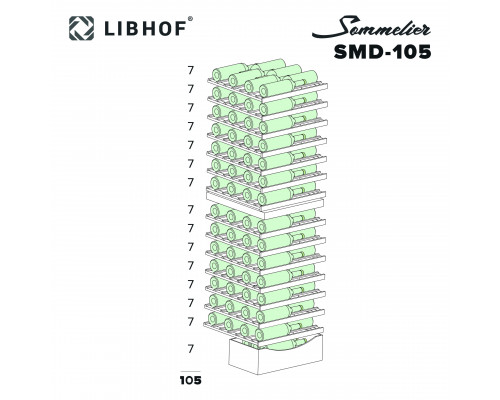 Винный шкаф Libhof Sommelier SMD-105 Black