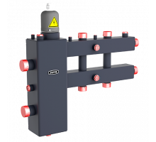 Гидроразделитель Zota с коллектором горизонтальный, 3 контура, до 70 кВт c заглушкой под ТЭНБ