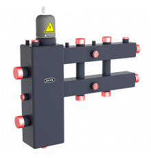 Гидроразделитель Zota с коллектором горизонтальный, 3 контура, до 70 кВт c заглушкой под ТЭНБ