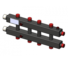 Гидравлический коллектор Zota горизонтальный, 5 контуров, до 70кВт
