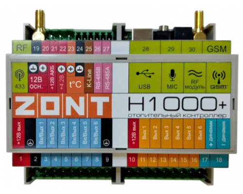 Универсальный контроллер ZONT H1000+