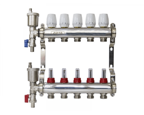 Коллектор нержавеющий в сборе ZOTA 5 выходов