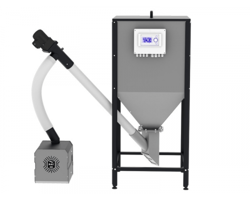 Пеллетная горелка ZOTA "RAY" — 25 (горелка+ПУ+механизм+бункер)