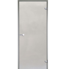HARVIA Двери стеклянные 7/19 коробка алюминий, стекло сатин, арт. DA71905