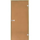HARVIA Двери стеклянные 8/19 коробка сосна, бронза D81901M