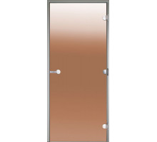 HARVIA Двери стеклянные 8/21 коробка алюминий, стекло бронза, арт. DA82101