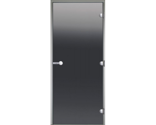 HARVIA Двери стеклянные 9/21 коробка алюминий, стекло серое, арт. DA92102