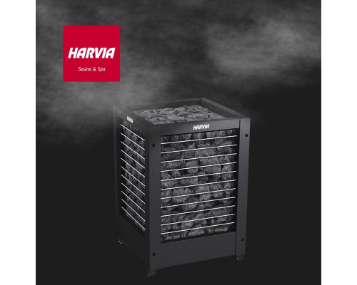 HARVIA Электрическая печь Modulo HMD1354G MD135G, 4 решетки, black, без пульта управления
