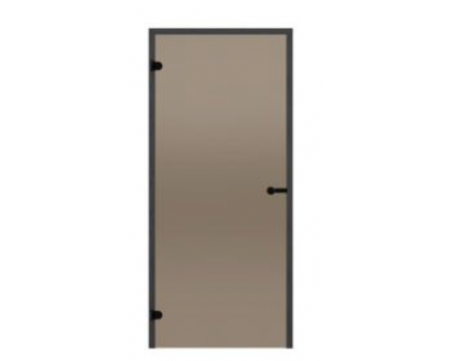 HARVIA Двери стеклянные 7/19 Black Line коробка сосна, бронза арт. D71901BL