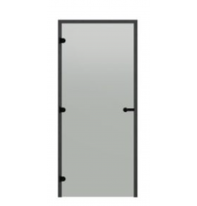 HARVIA Двери стеклянные 7/19 Black Line коробка сосна, сатин D71905BL