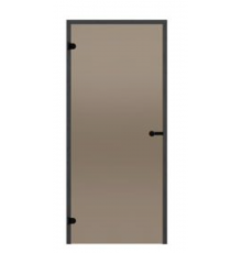 HARVIA Двери стеклянные 8/19 Black Line коробка сосна, бронза D81901BL
