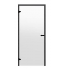 HARVIA Двери стеклянные 8/19 Black Line коробка сосна, прозрачная D81904BL