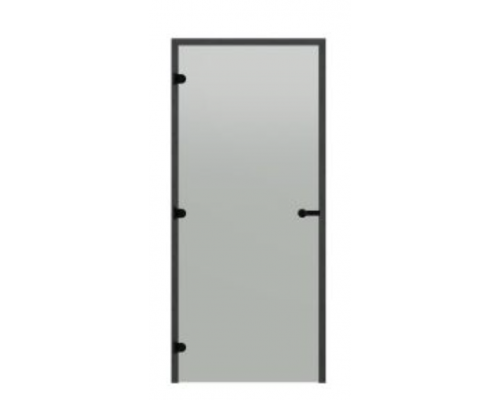 HARVIA Двери стеклянные 8/19 Black Line коробка сосна, сатин D81905BL