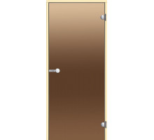 HARVIA Двери стеклянные 8/19 коробка осина, бронза D81901H