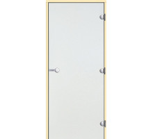 HARVIA Двери стеклянные 8/21 коробка осина, прозрачная D82104H