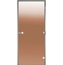 HARVIA Двери стеклянные 9/19 коробка алюминий, стекло бронза, арт. DA91901