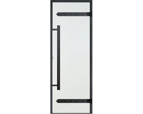 HARVIA Двери стеклянные LEGEND 7/19 черная коробка сосна, прозрачная D71904ML