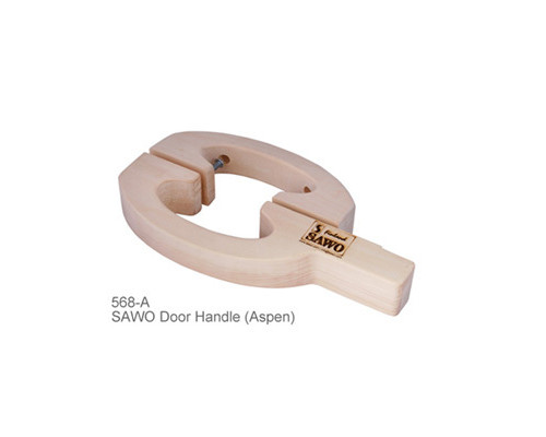 SAWO Комплект для двери для сауны (магнитная ручка 568-A осина, крепёж, замок для двери)