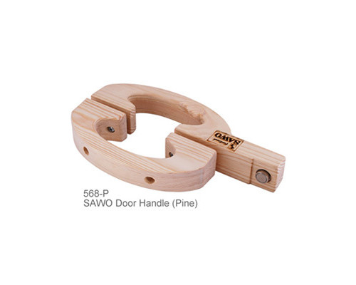 SAWO Комплект для двери для сауны (магнитная ручка 568-D кедр, крепёж, замок для двери)