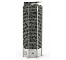 SAWO Электрическая печь Tower напольная пристенная, 8,0 кВт, нерж. сталь, артикул TH5-80Ni2-WL-P, выносной пульт (встроенный блок мощности, пульт покупае
