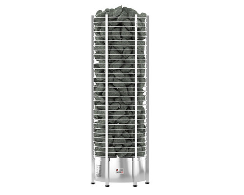 Электрическая печь SAWO TOWER TH6-120NS-P (12 кВт, нержавейка, круглая), выносной пульт (пульт и блок мощности докупаются отдельно)