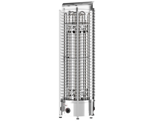 Электрическая печь SAWO Tower TH4-60NB-WL-P (6,0 кВт, напольная, встроен. пульт, нержавейка, пристенная)